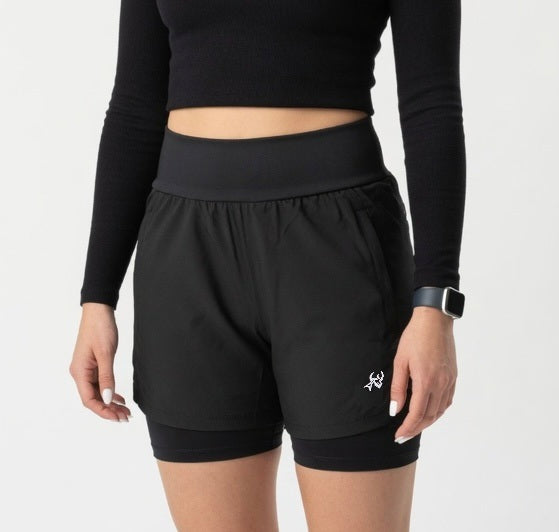 RK Womens 2-in-1 Run Short 5"